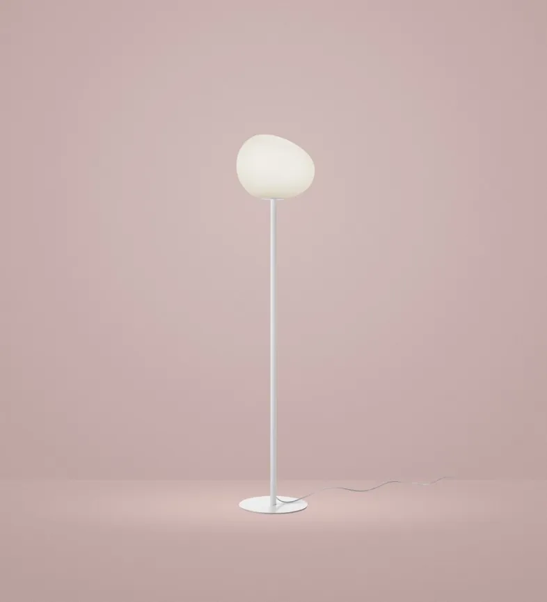 Foscarini Gregg Terra stojací svítídlo skleněné
