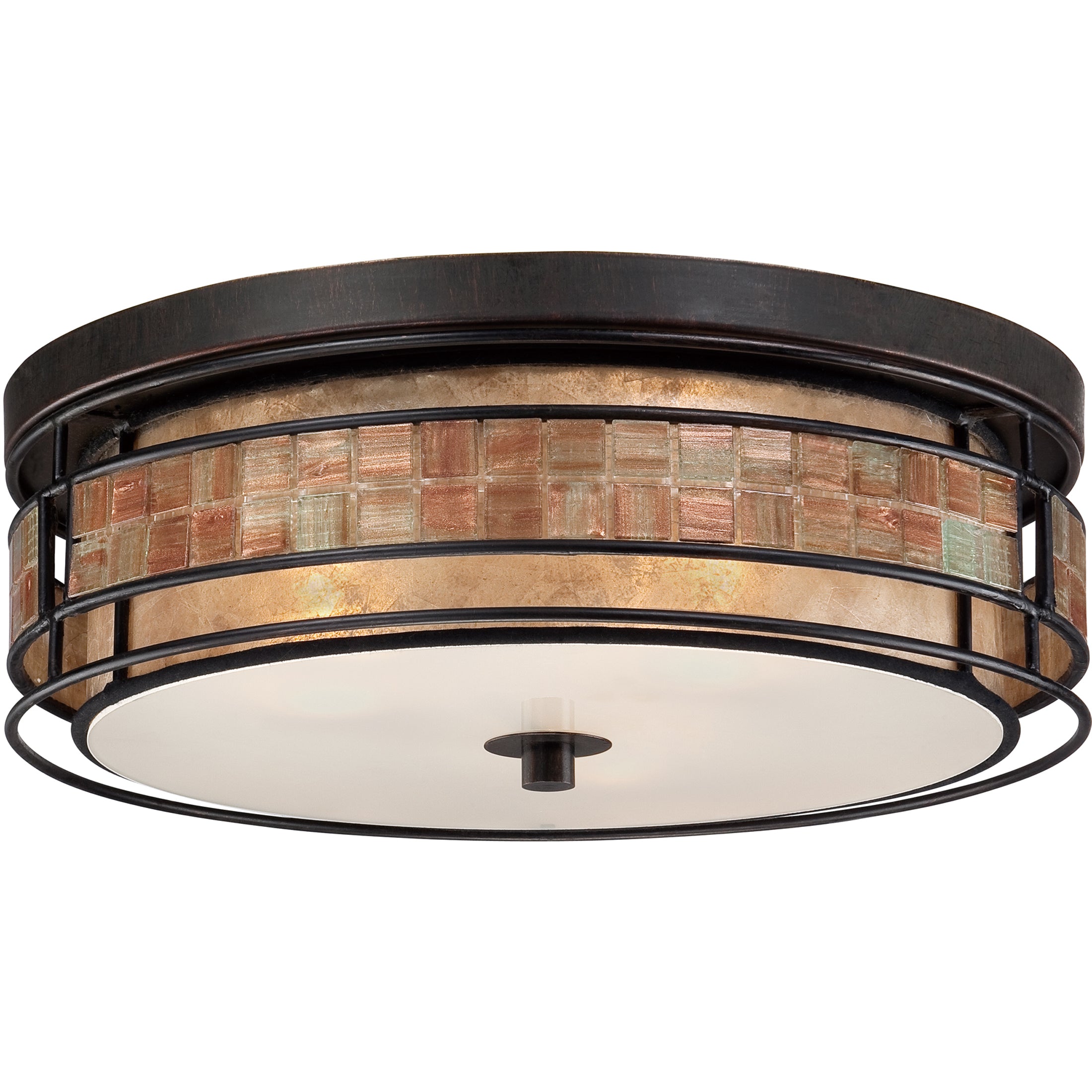Quoizel Laguna Flush Mount stropní světlo měď slída