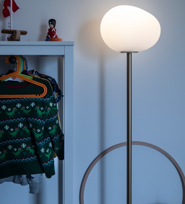 Foscarini Gregg Terra stojací svítídlo skleněné