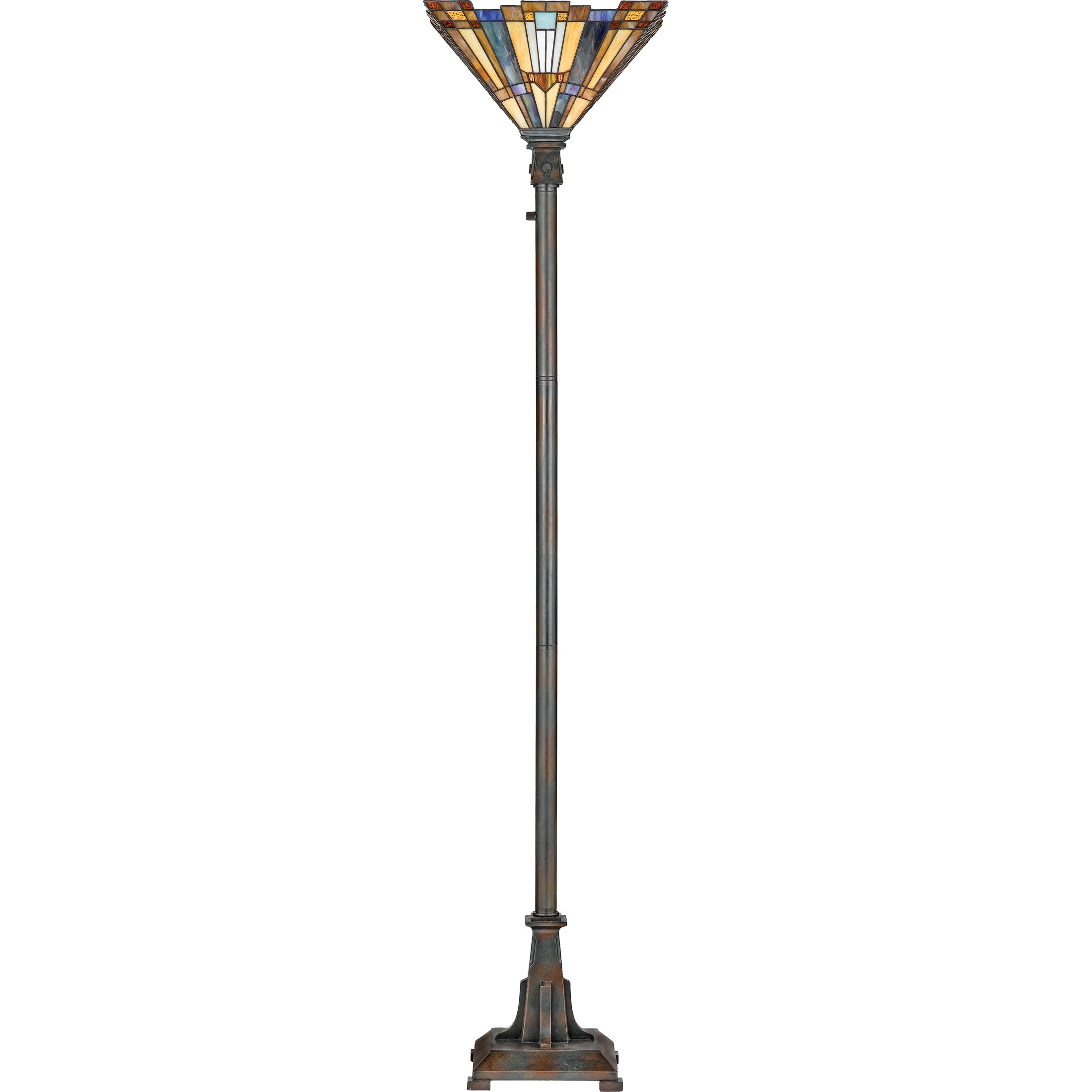 Quoizel Inglenook stojací lampa bronz 2-světelná