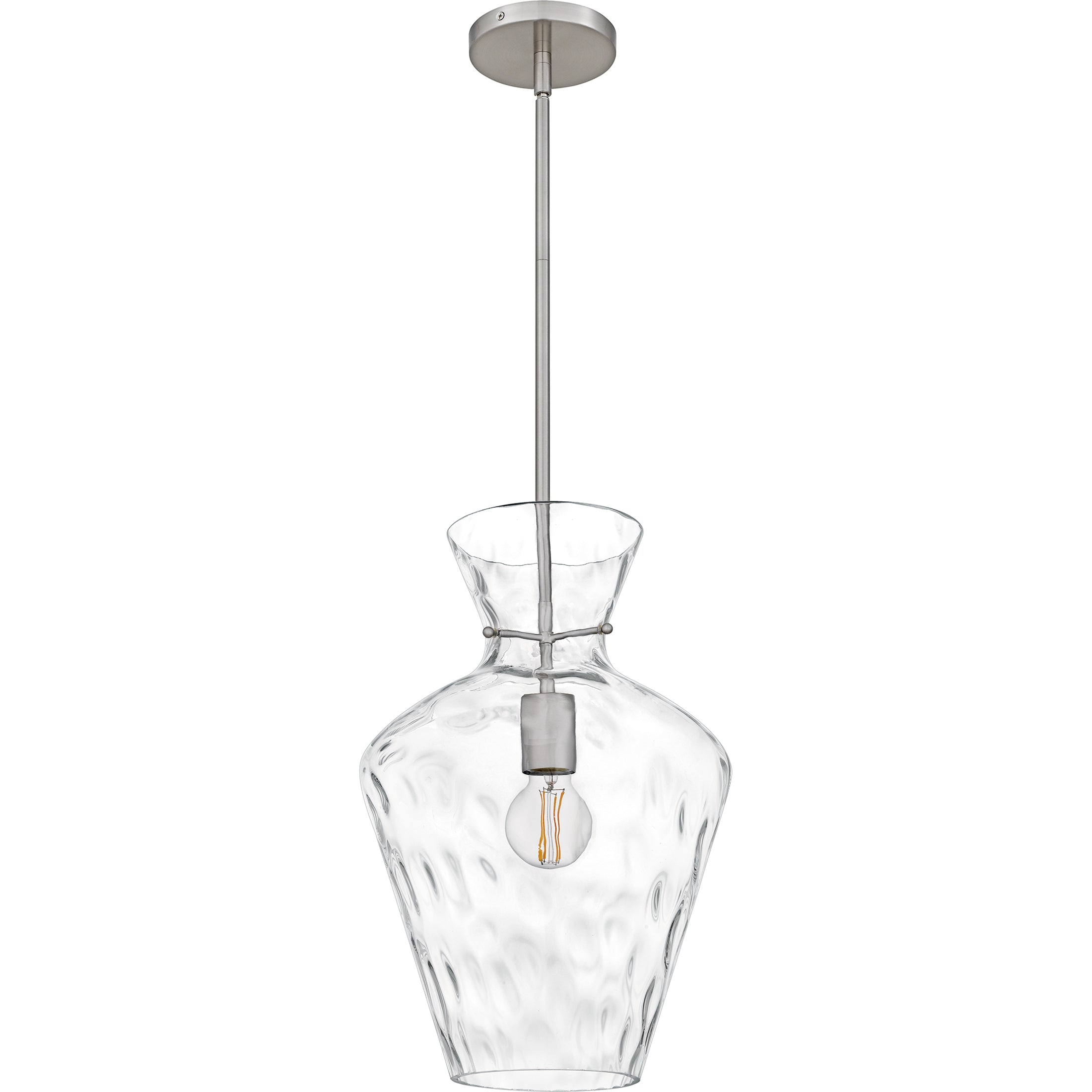 Quoizel Hollis závěsná lampa matná černá