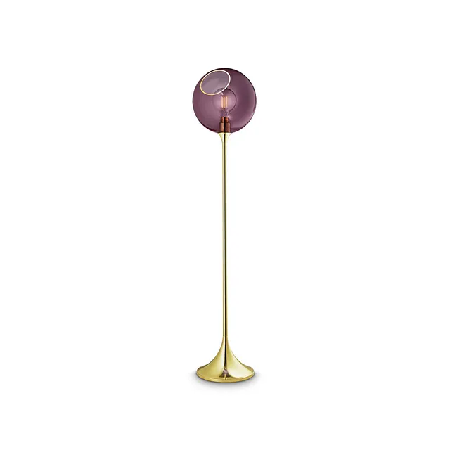 Design by Us Ballroom stojací lampa s foukaným sklem