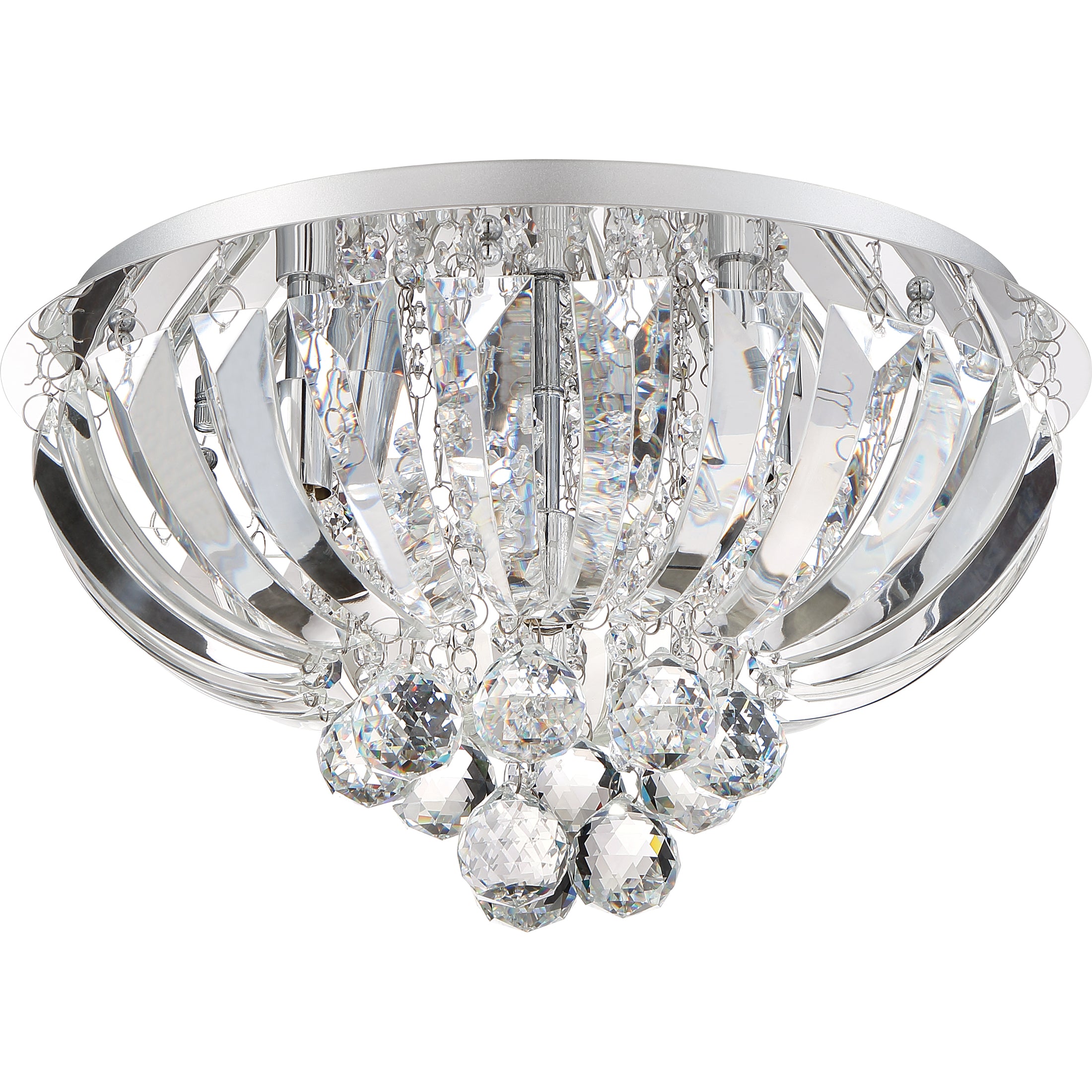 Quoizel Glisten stropní svítídlo polished chrome křišťál
