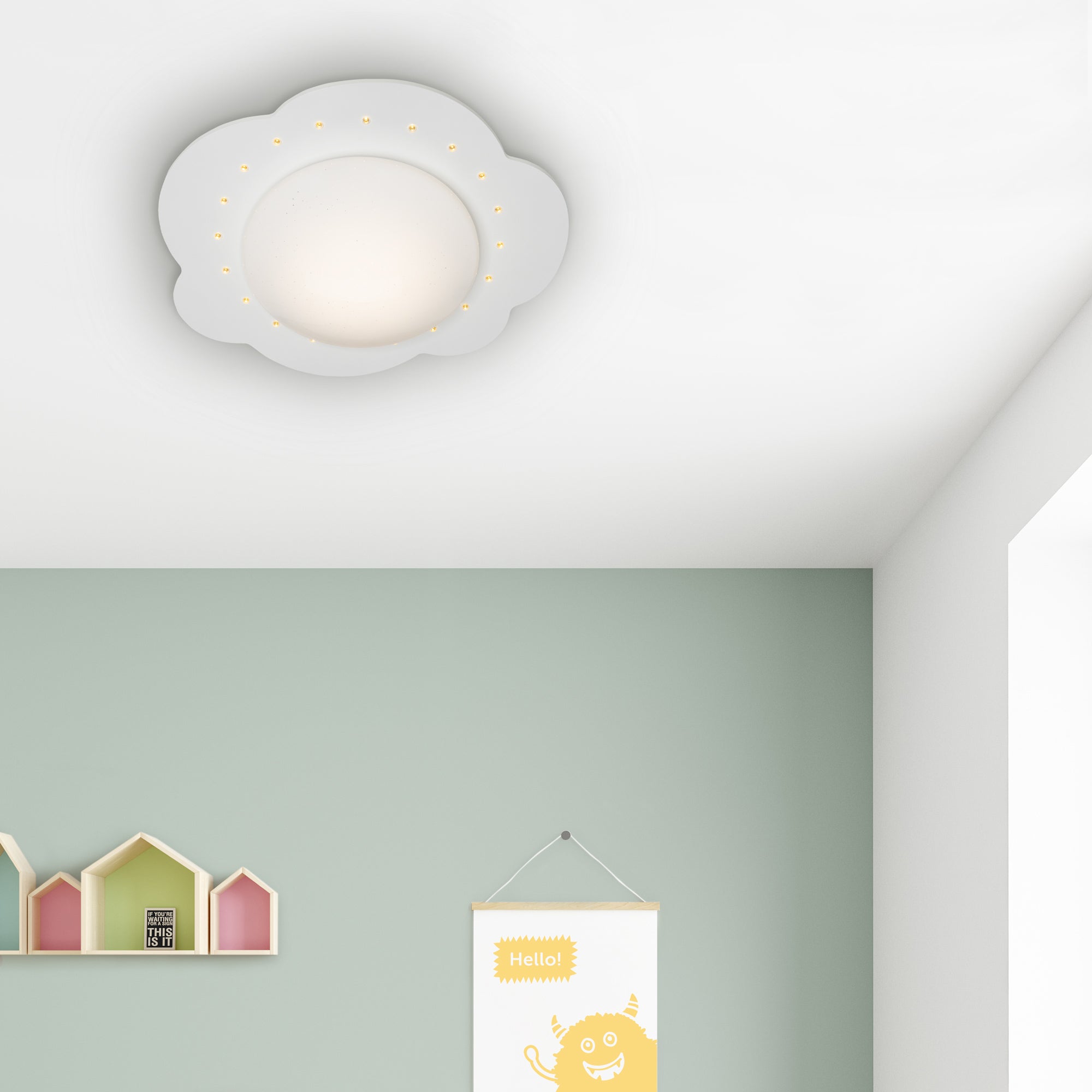 Elobra Wolke S LED stropní světlo bílé 11 W