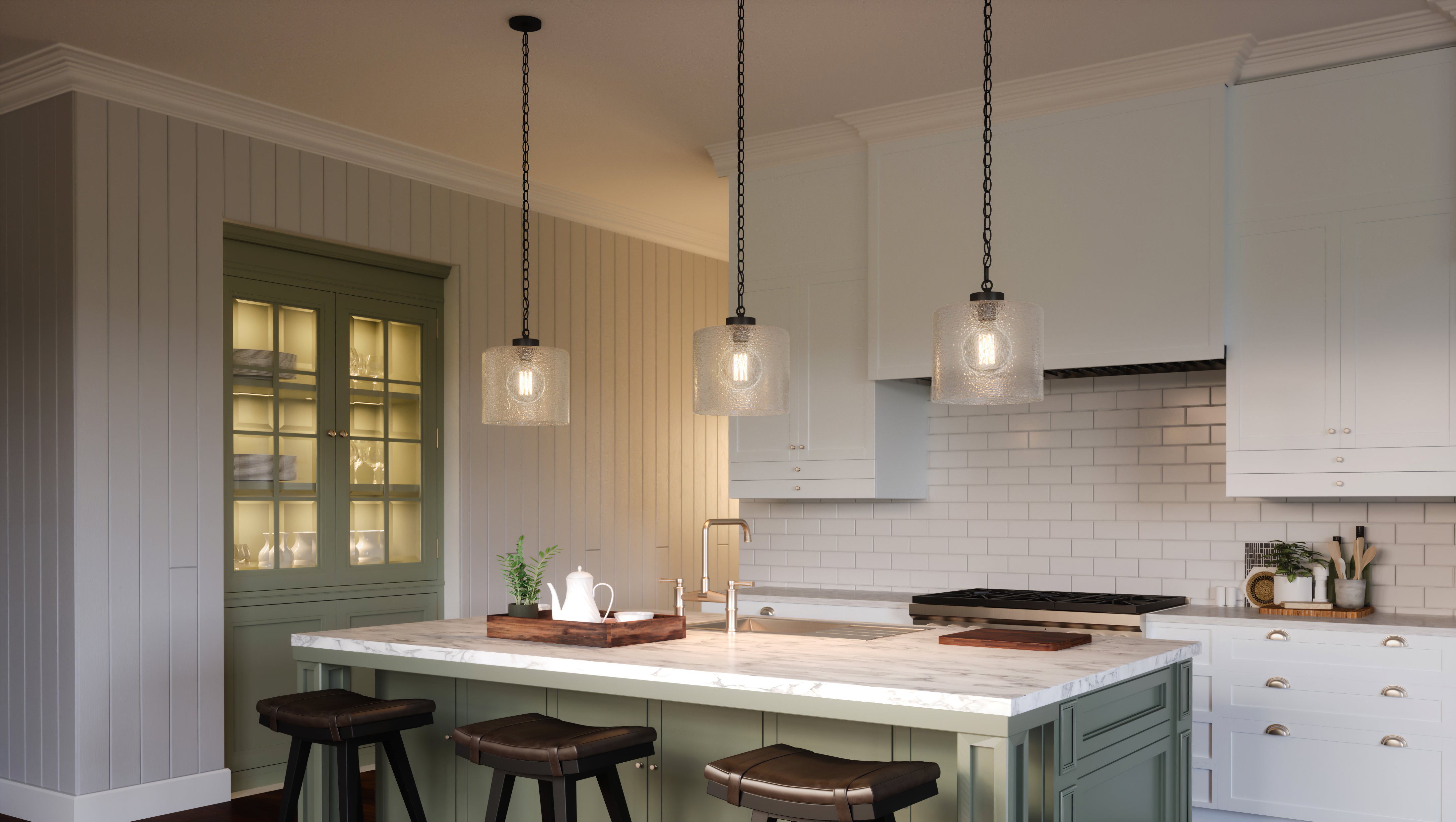 Quoizel Abner mini závěsné svítidlo Matte Black