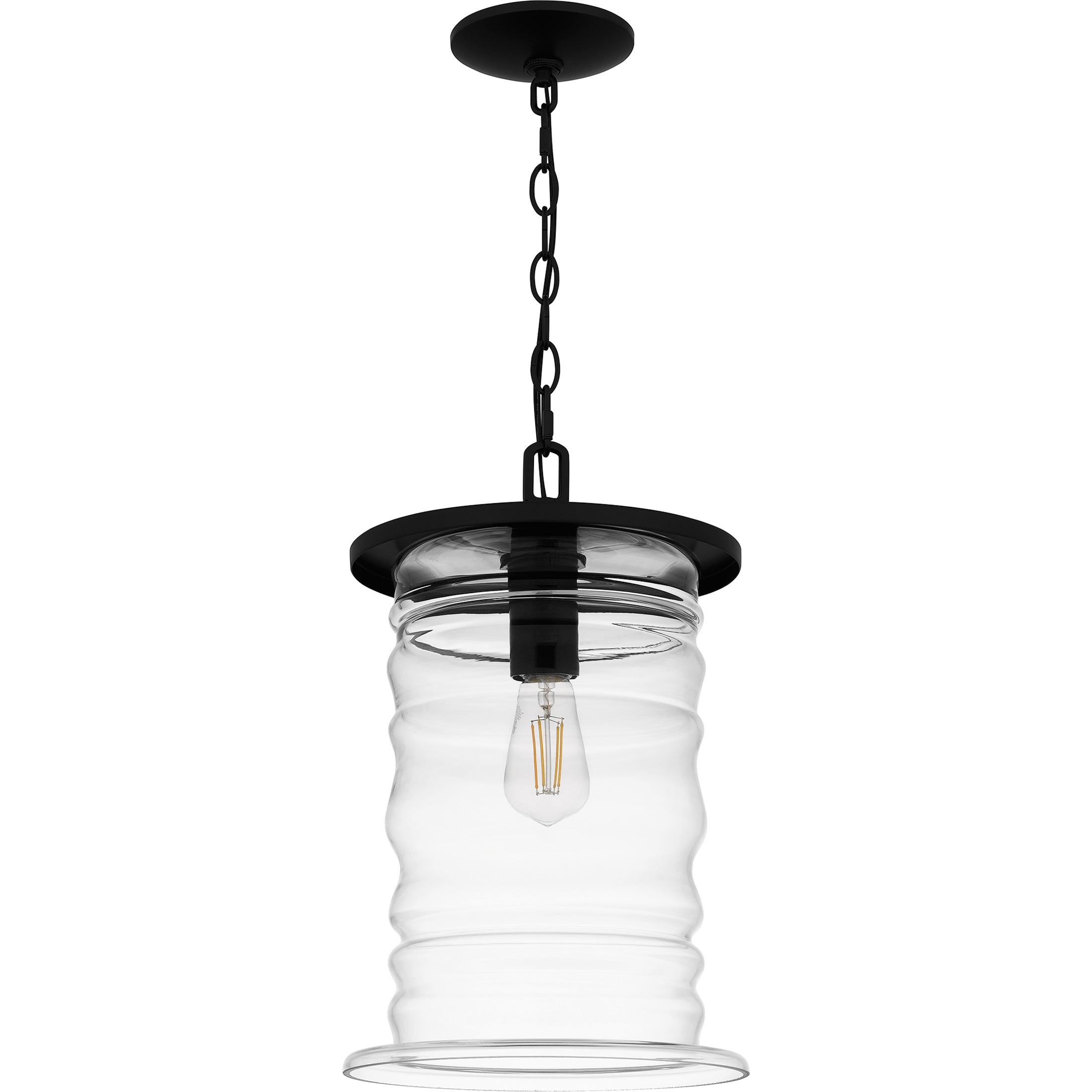 Quoizel Noland Hanging Light závěsné svítidlo matná černá