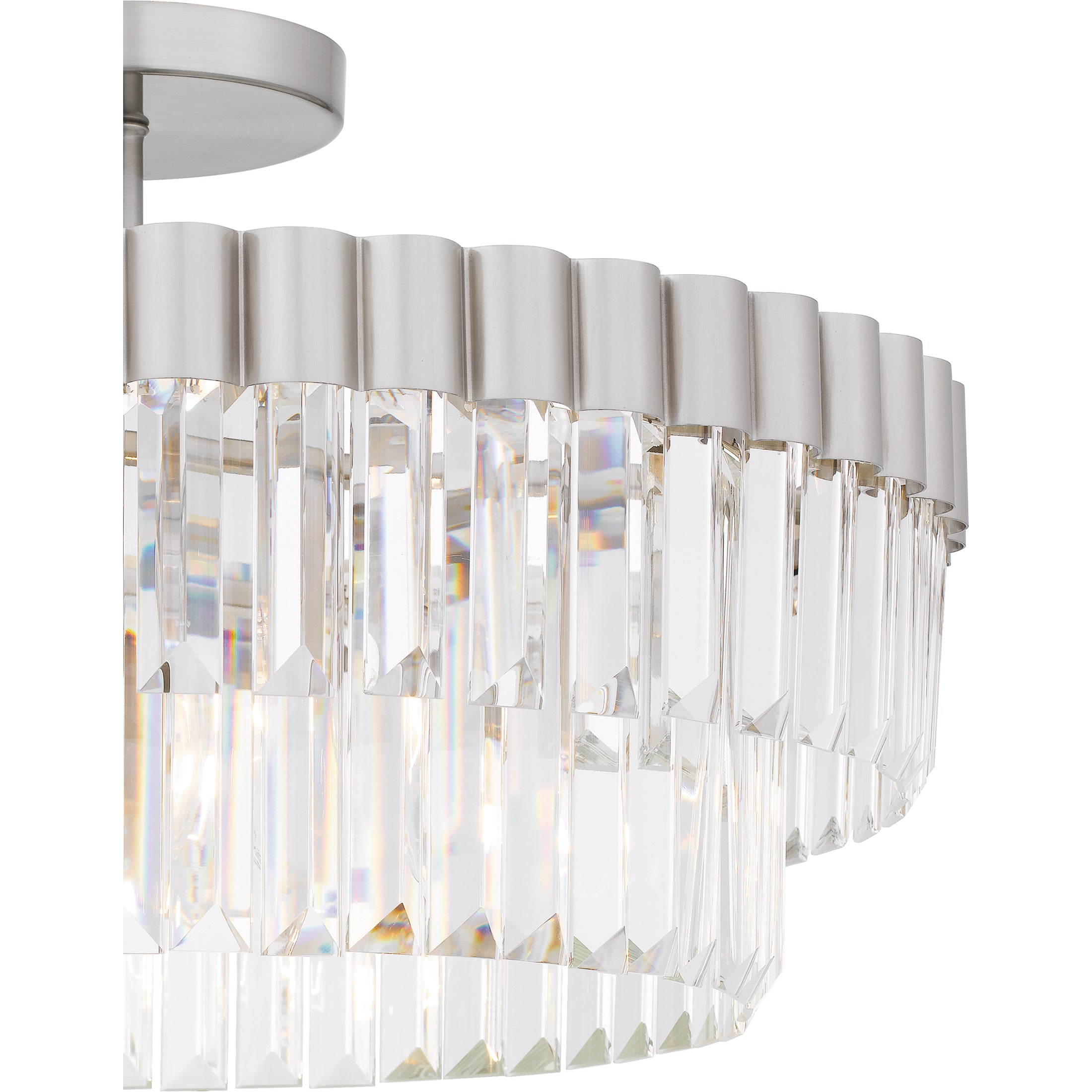 Quoizel Starlight Semi-Flush stropní svítidlo černé lesklé