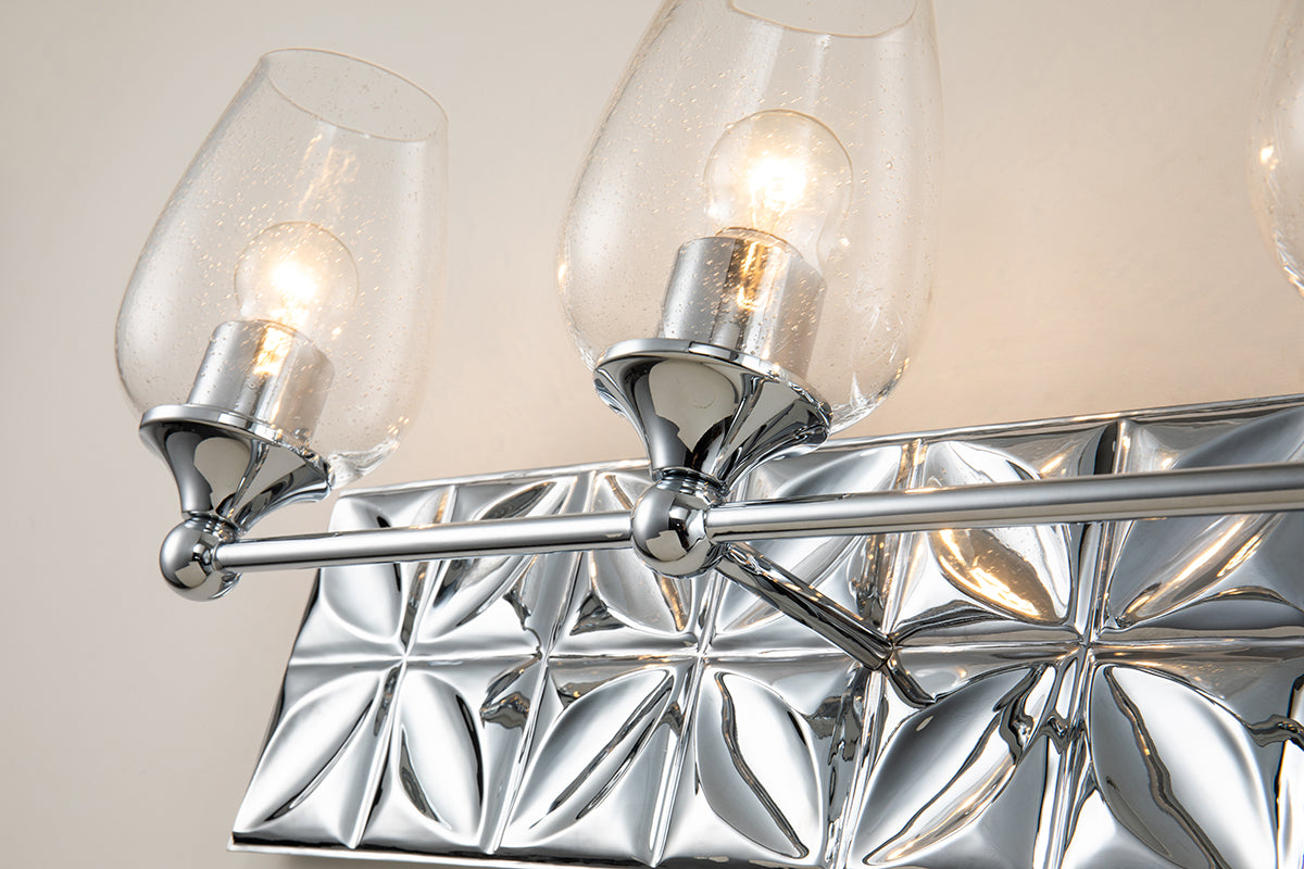 Gilded Nola Epsilon 3 Light koupelnové svítídlo chrom