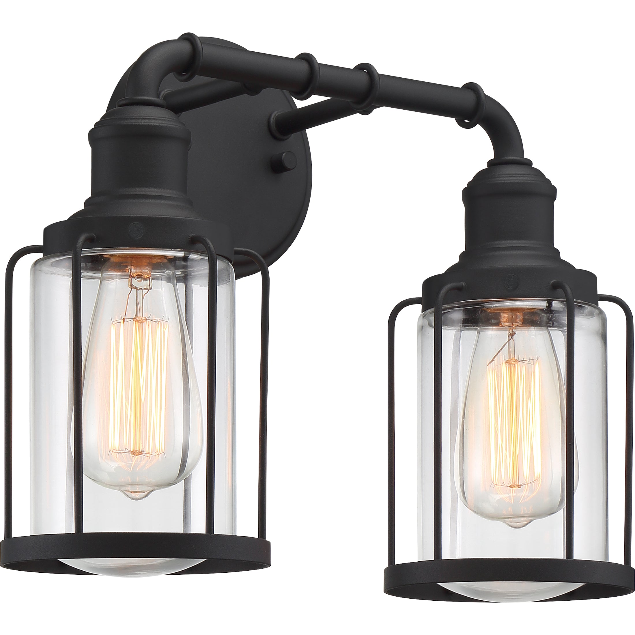 Quoizel Ludlow koupelnová lampa 3 světla černá