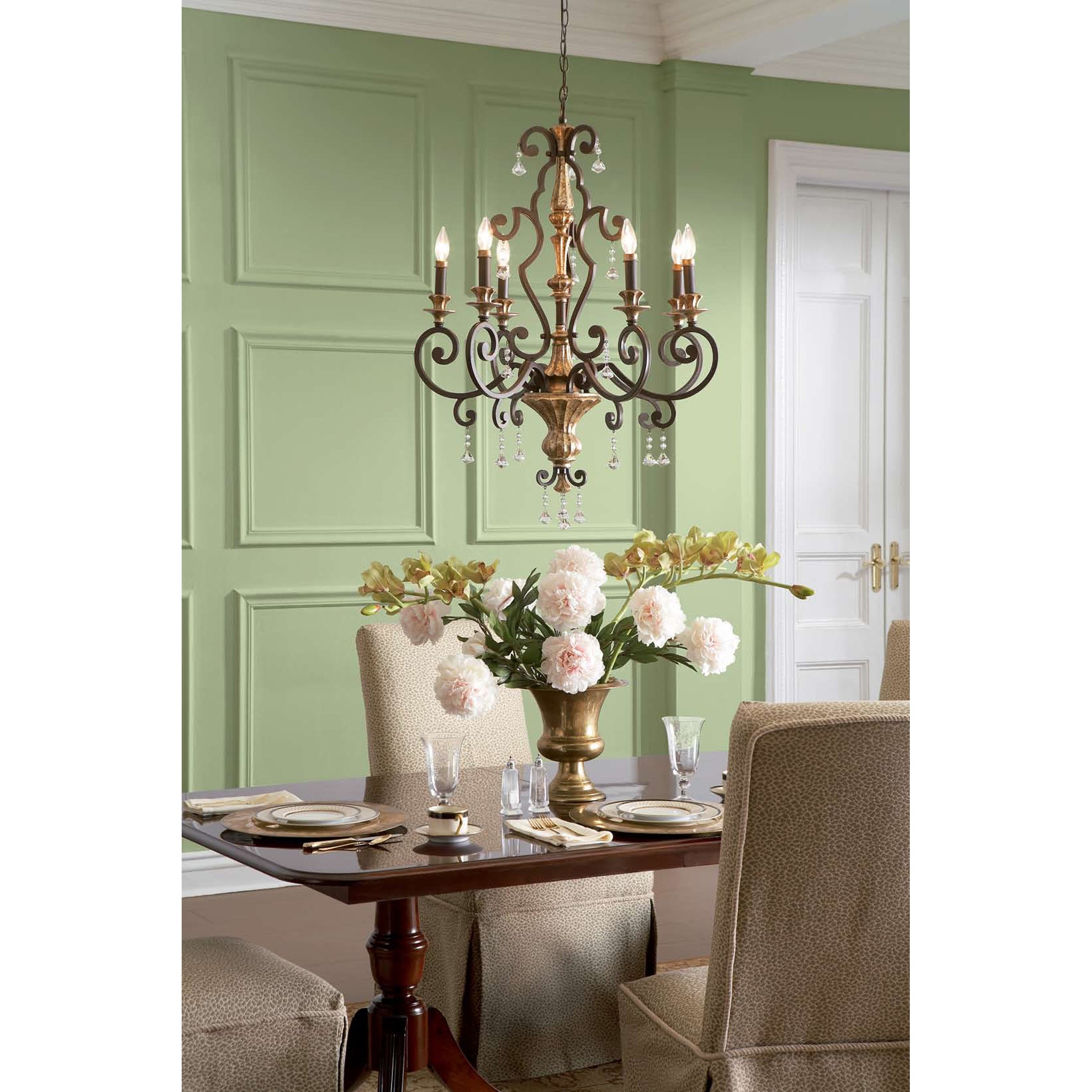 Quoizel Marquette lustr Heirloom s krystaly