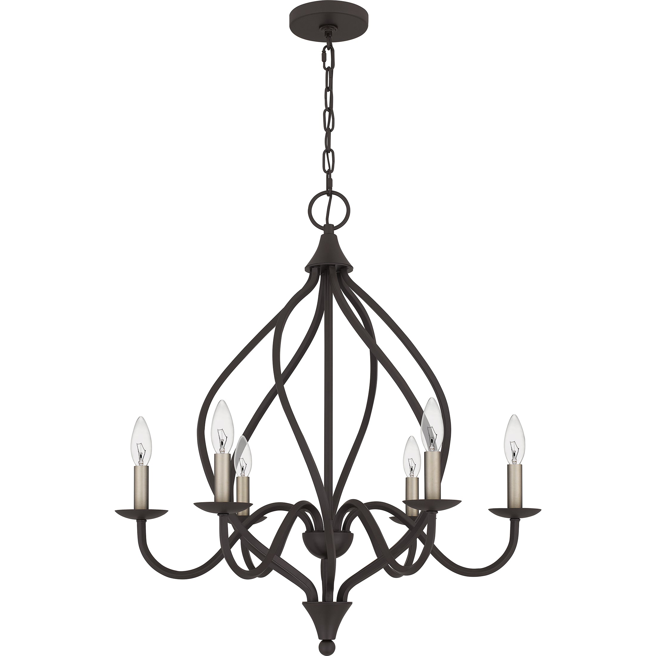 Quoizel Dupont lustr starý bronz