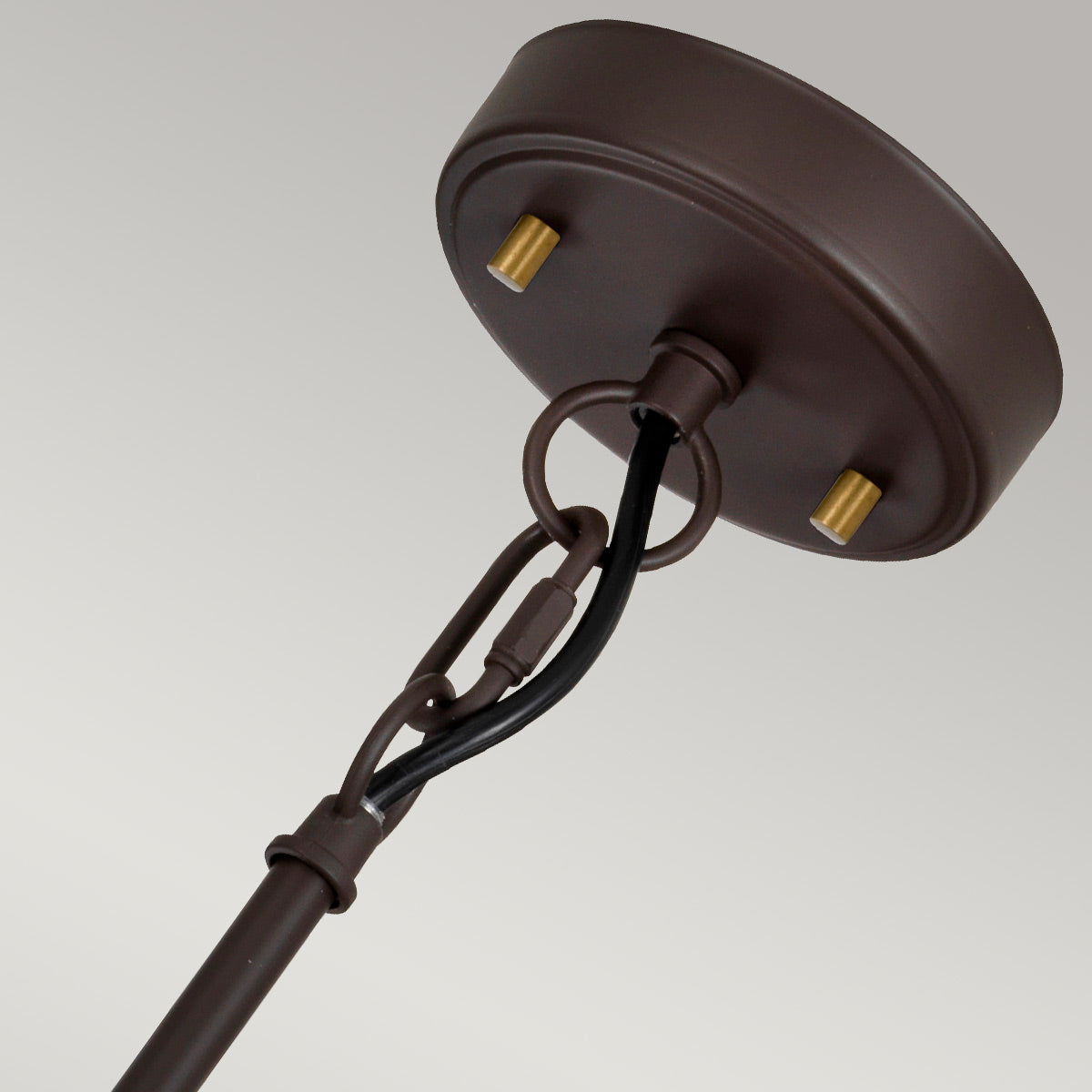Gilded Nola Corona 2 Light Flush in Bronze stropní svítidlo