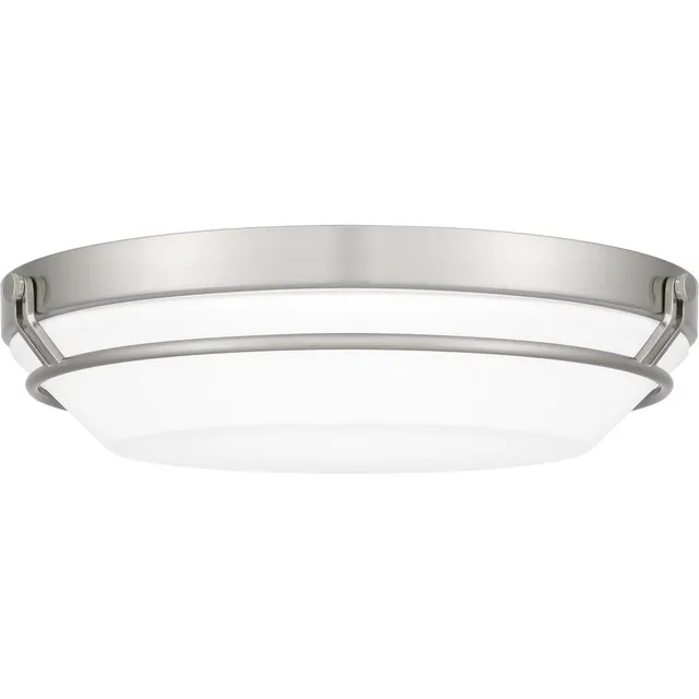 Quoizel Dunbar Flush Mount stropnice kartáčovaný nikl LED