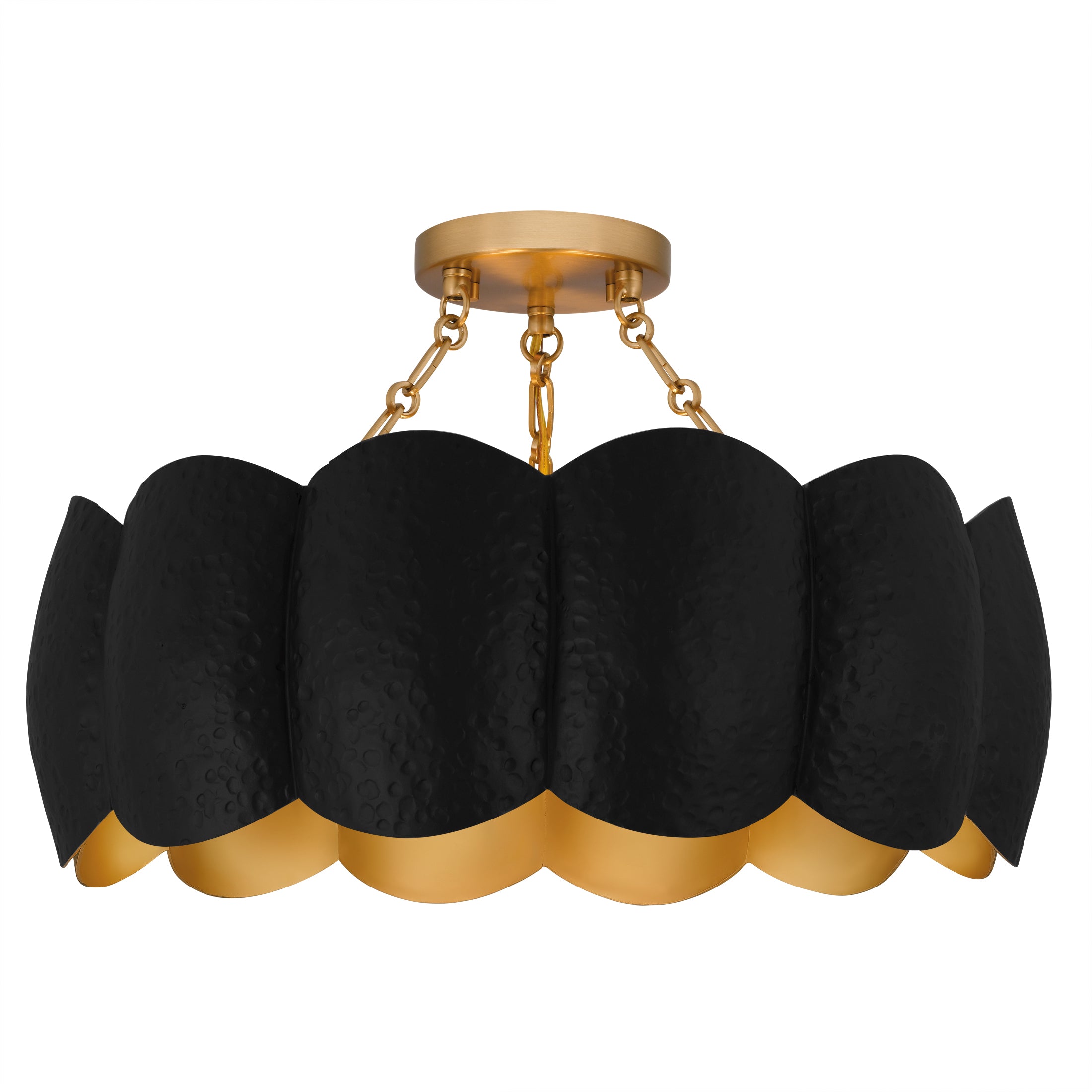 Quoizel Santana Semi-Flush stropní svítidlo černé