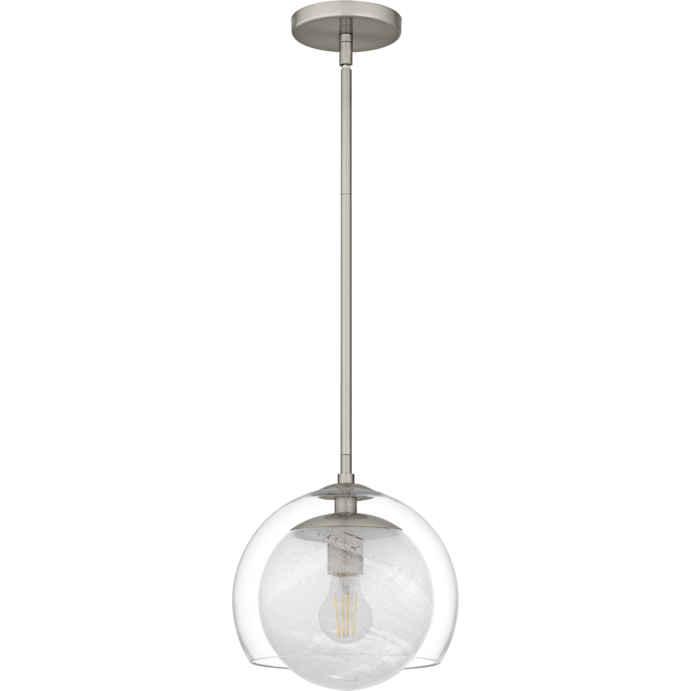 Quoizel Eslinger Mini Pendant závěsné svítidlo zlatá opál