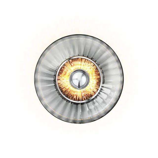 Design by Us New Wave Optic nastenna lampa vlna sklo