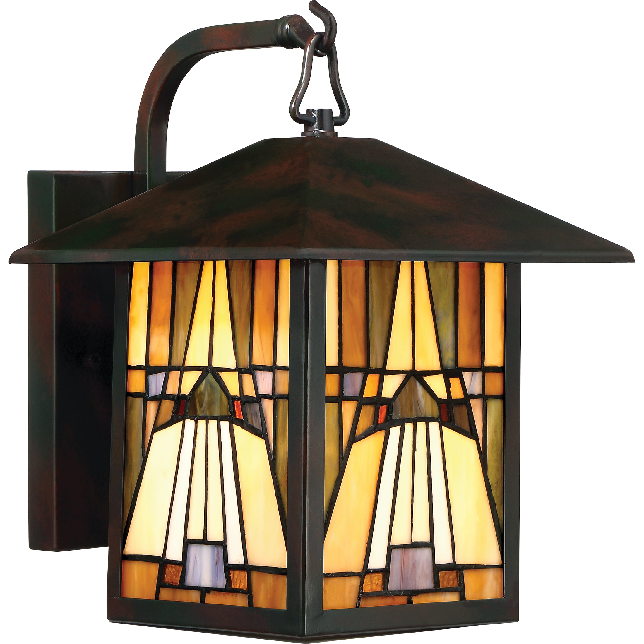 Quoizel Inglenook venkovní nástěnné světlo bronz 30 cm
