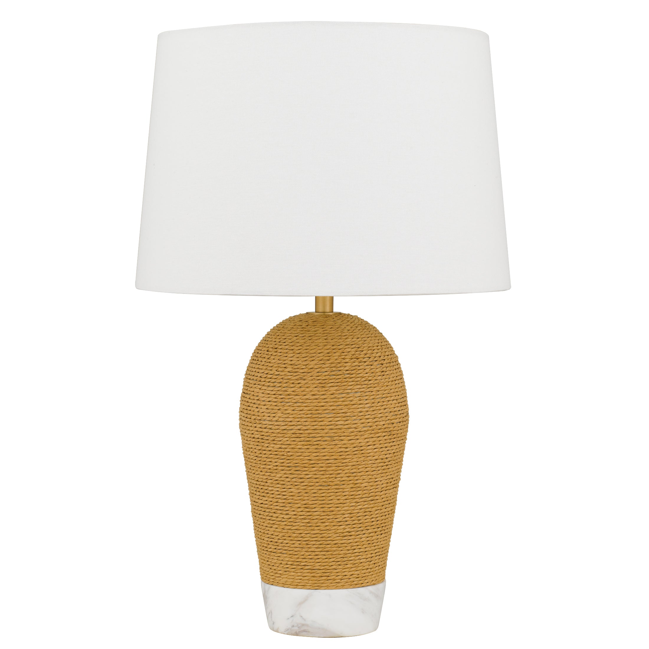 Quoizel Freya stolní lampa zlatá s mramorem