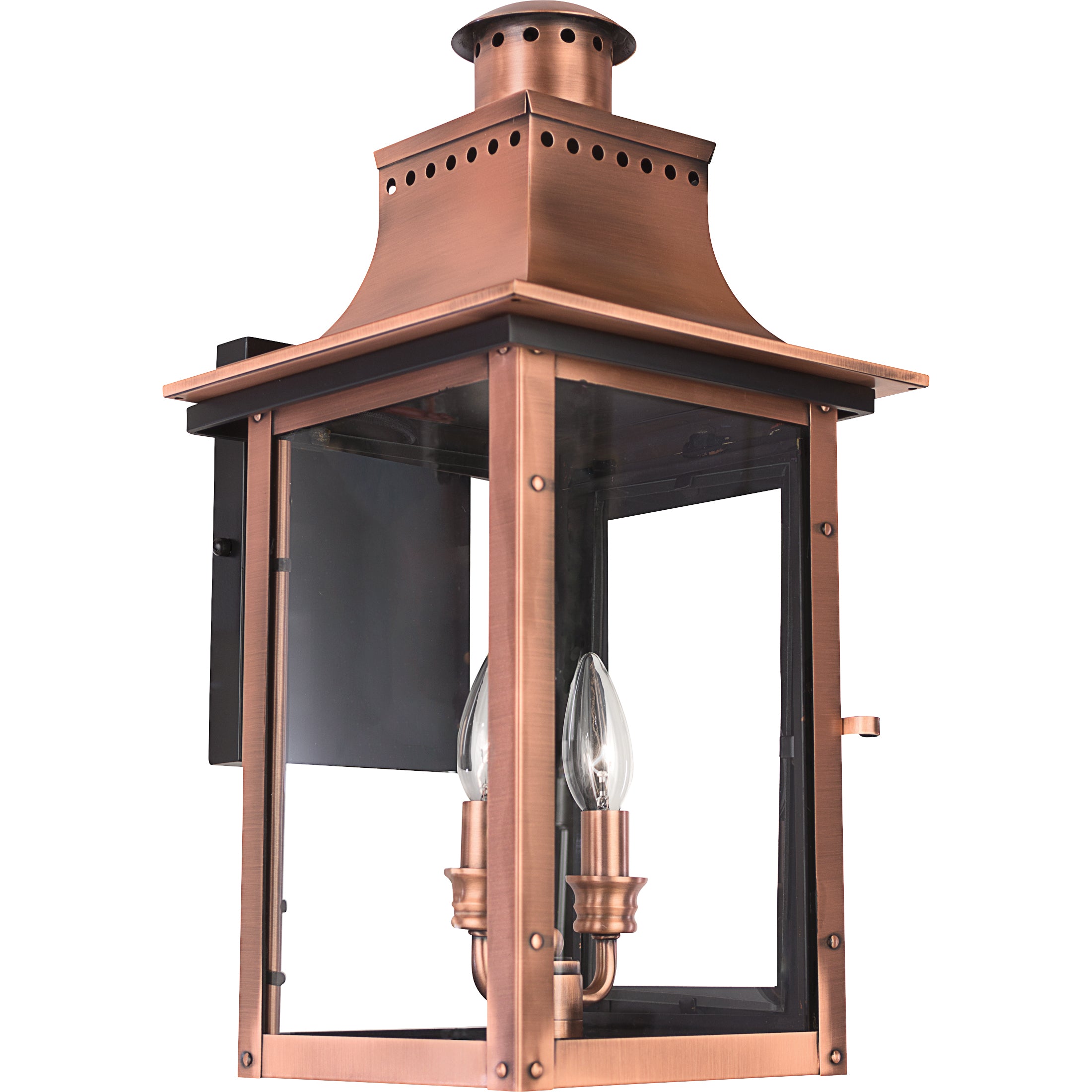 Quoizel Chalmers Wall Light nástěnná lucerna měděná