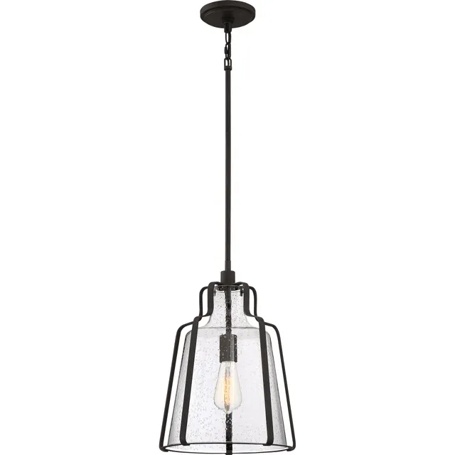 Quoizel Haverford závěsné svítídlo rustic black
