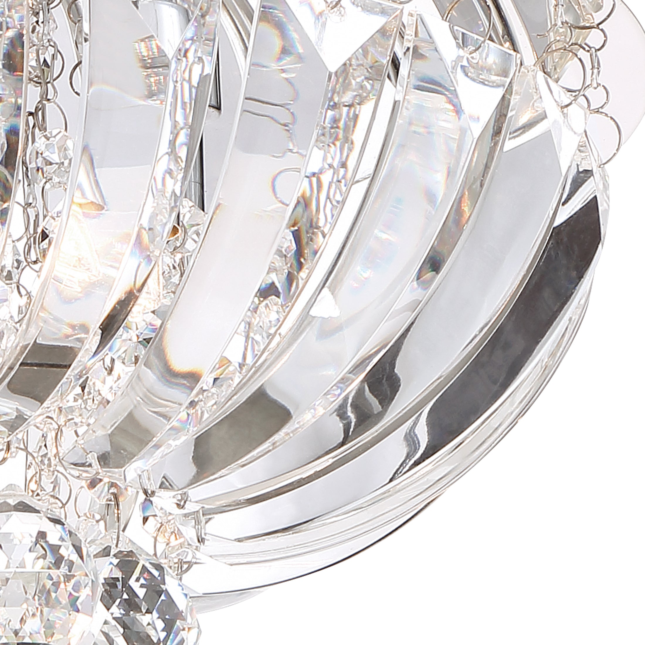 Quoizel Glisten stropní svítídlo polished chrome křišťál