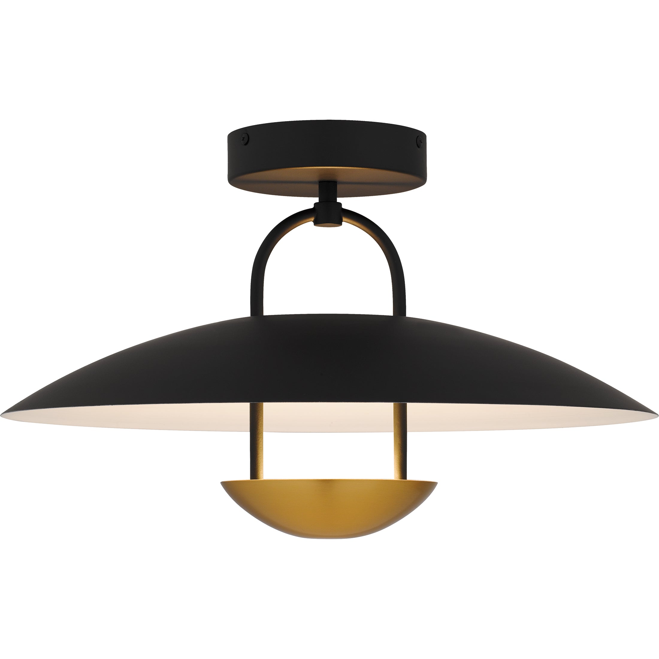Quoizel Bingham Semi-Flush stropní svítidlo zlaté