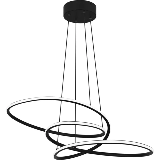 Quoizel Ovard LED závěsné svítidlo černé moderní