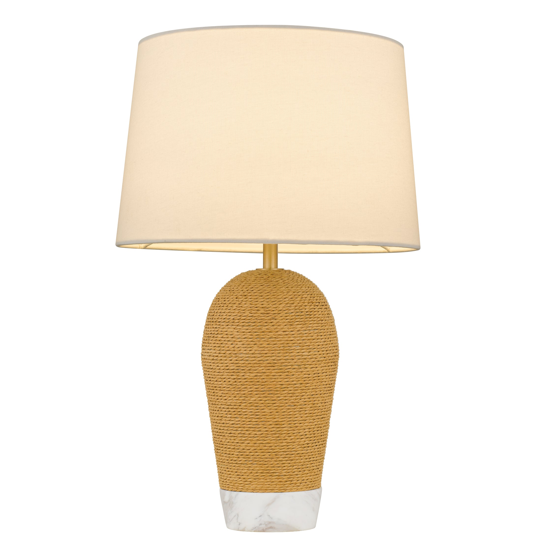 Quoizel Freya stolní lampa zlatá s mramorem