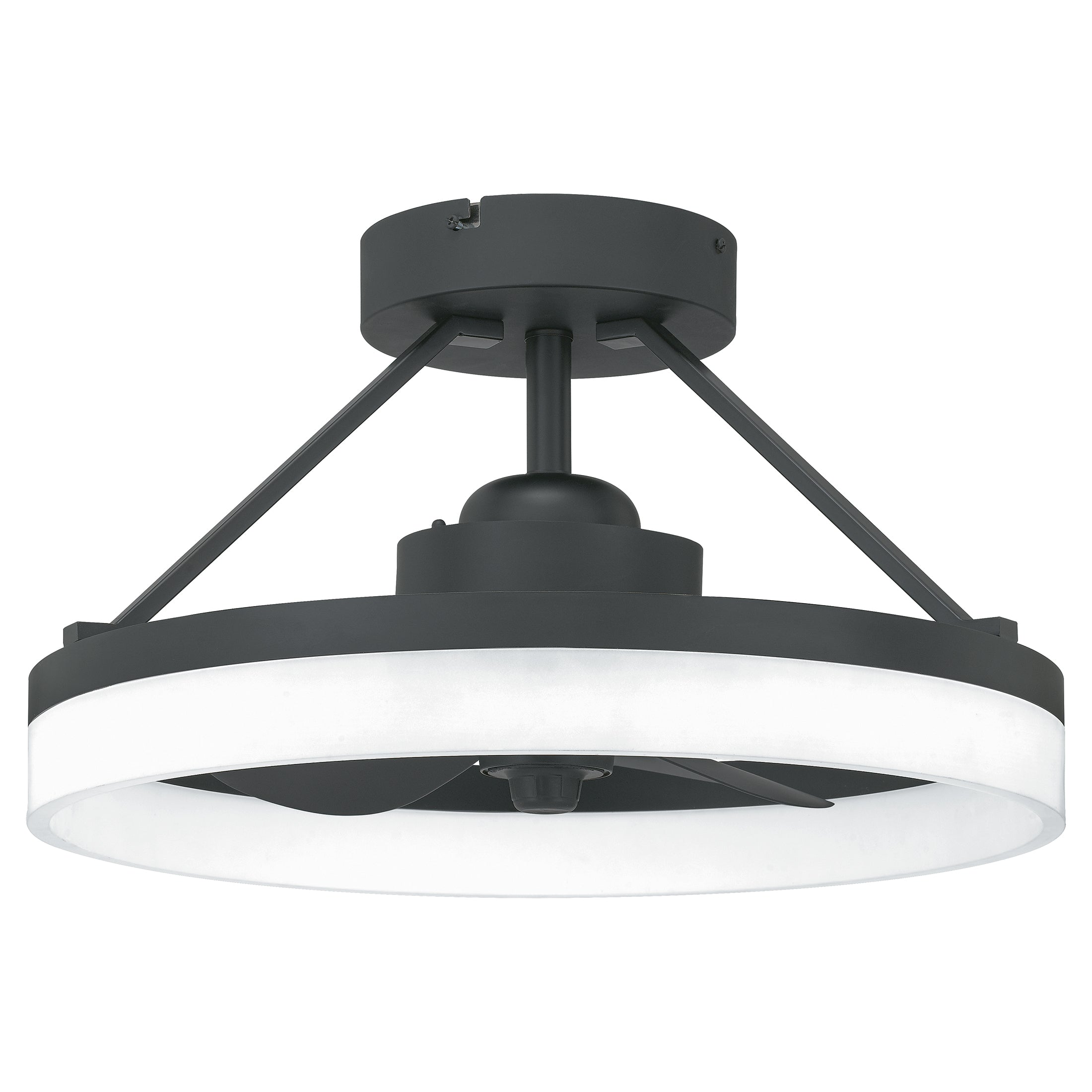 Quoizel Cohen svítidlo LED kruh brushed nickel moderní