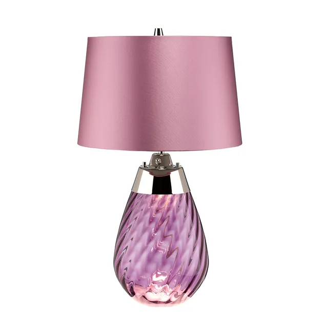 Gilded Nola Lena Small stolní lampa švestková se stínítky