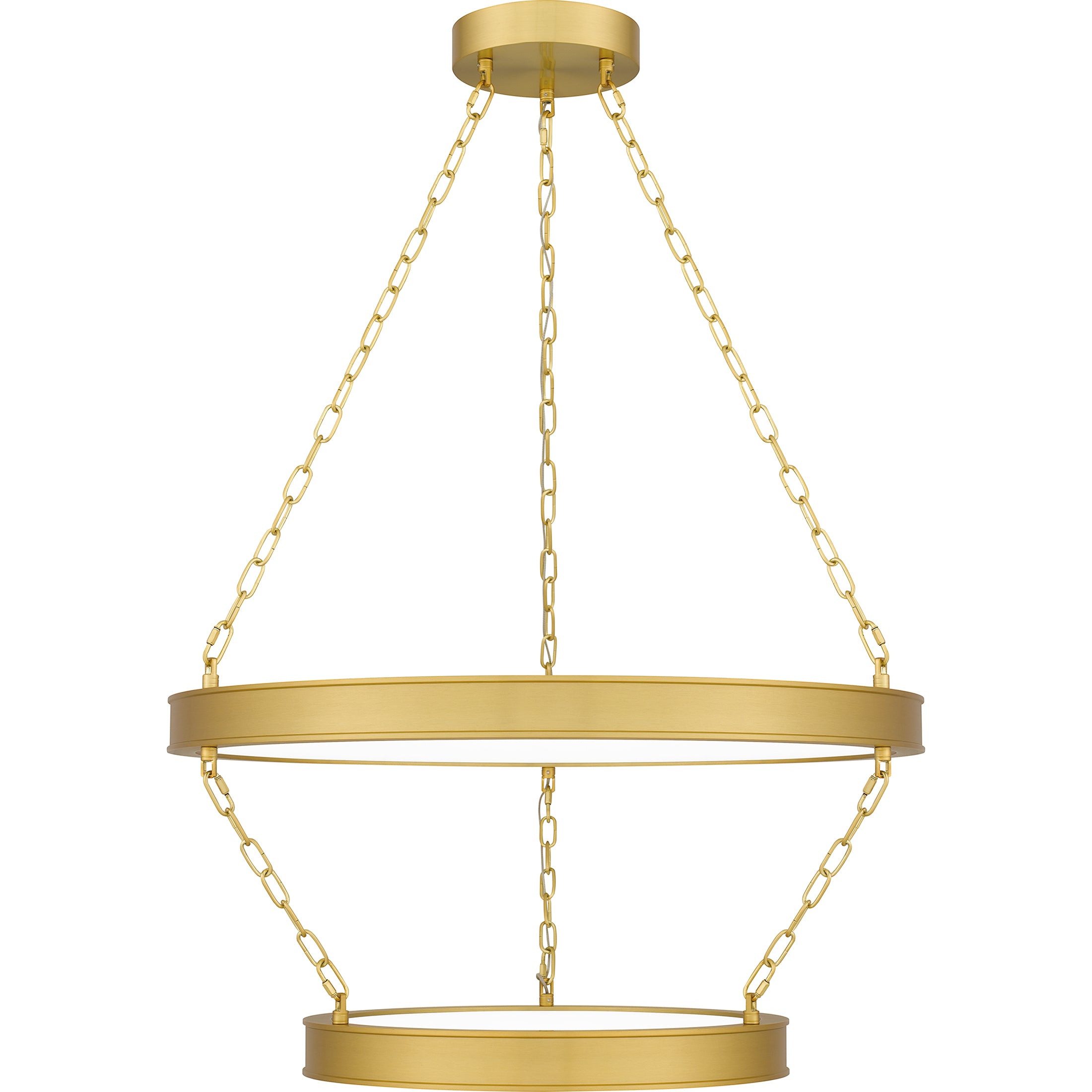 Quoizel Ozara závěsné svítidlo Antique Brass LED