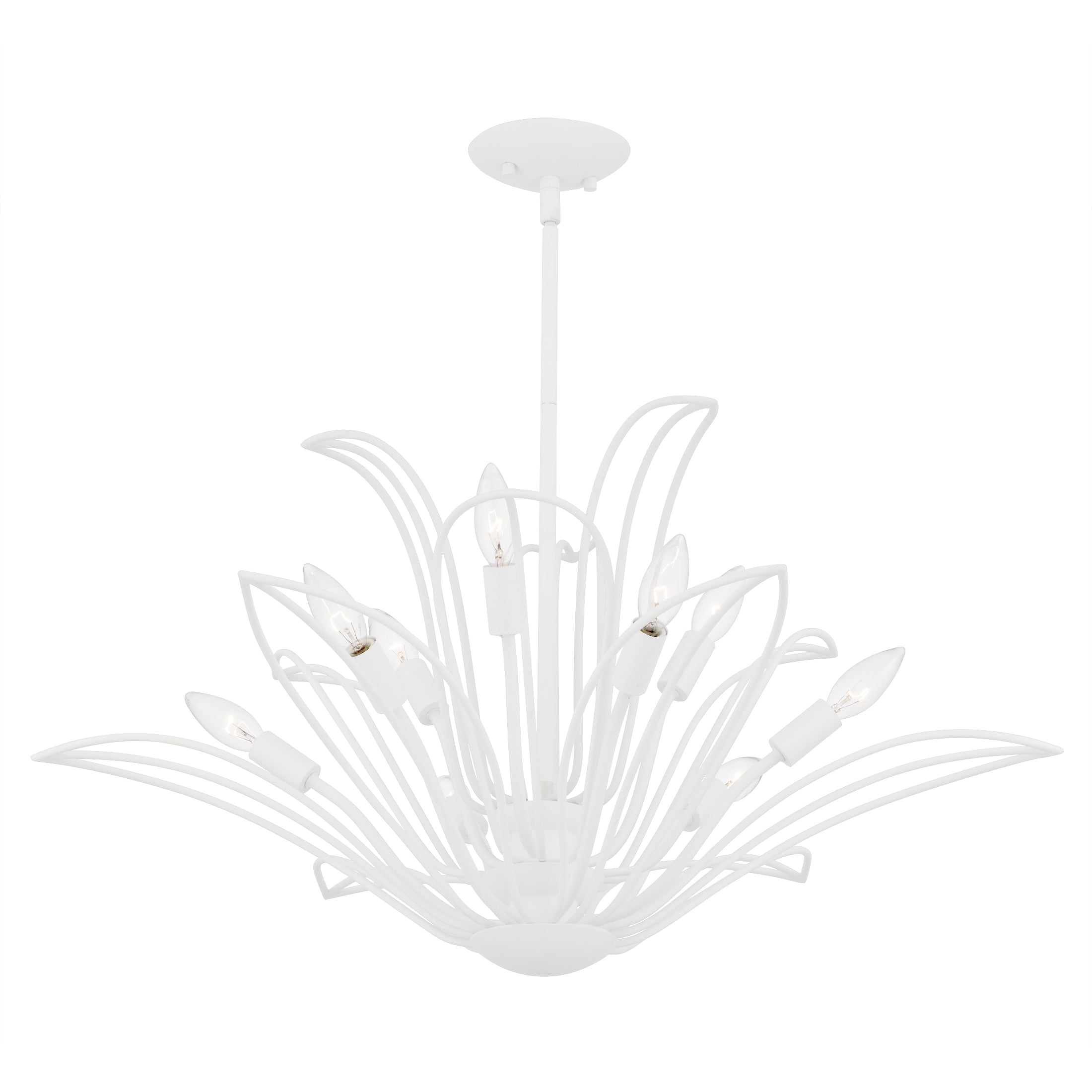 Quoizel Tallulah Chandelier lustr sand white květinový