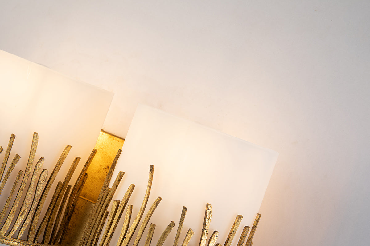 Gilded Nola Sawgrass koupelnová lampa 2 světla gold