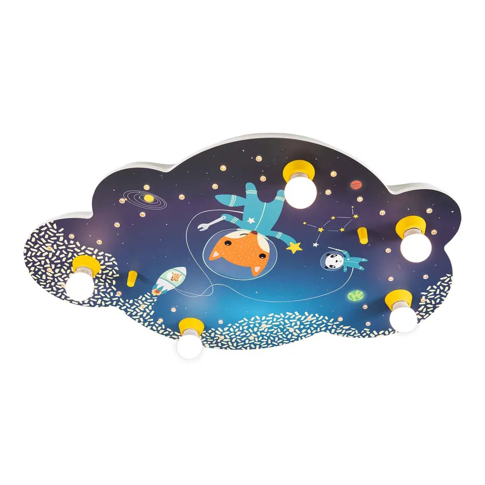 Elobra Little Astronauts Space Mission stropní světlo mrak
