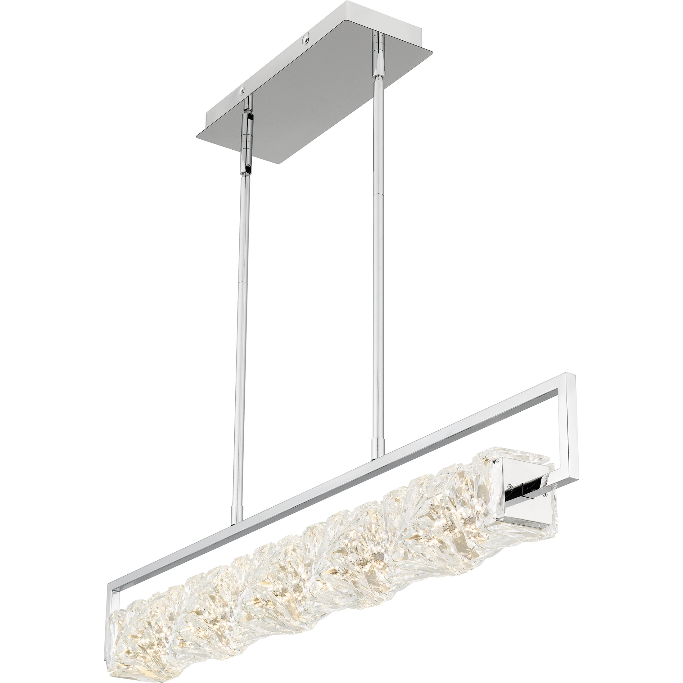 Quoizel Klass lineární lustr Polished Chrome LED