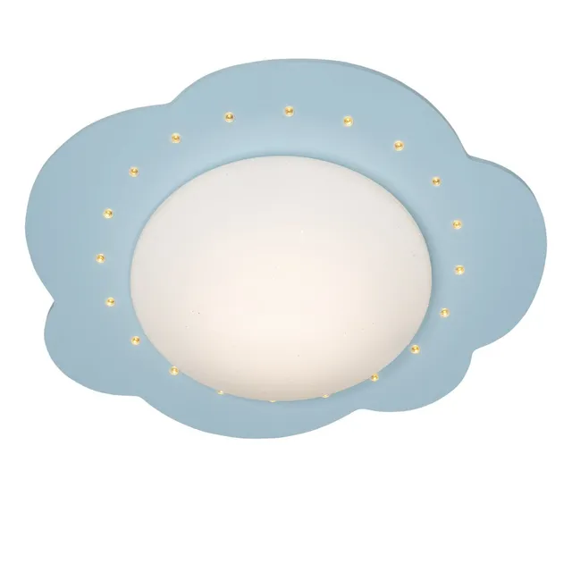 Elobra Wolke S LED stropní svítidlo světle modré