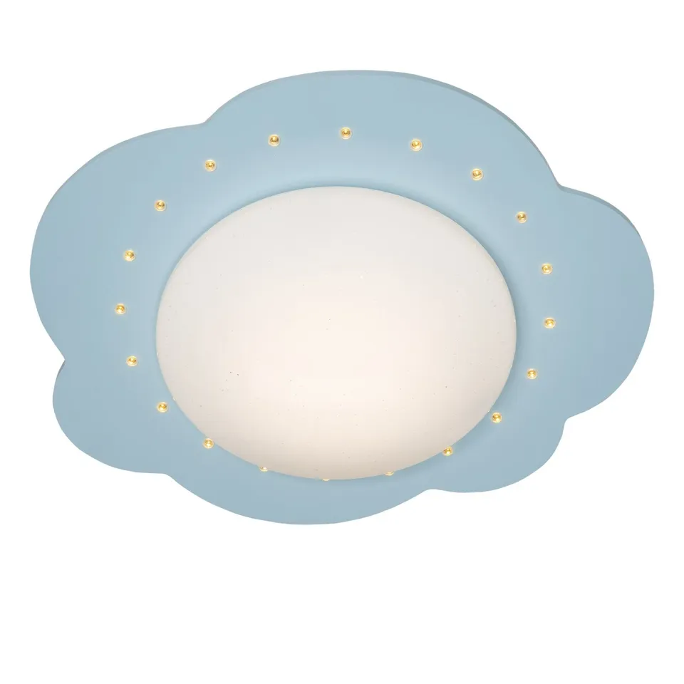 Elobra Wolke S LED stropní svítidlo světle modré