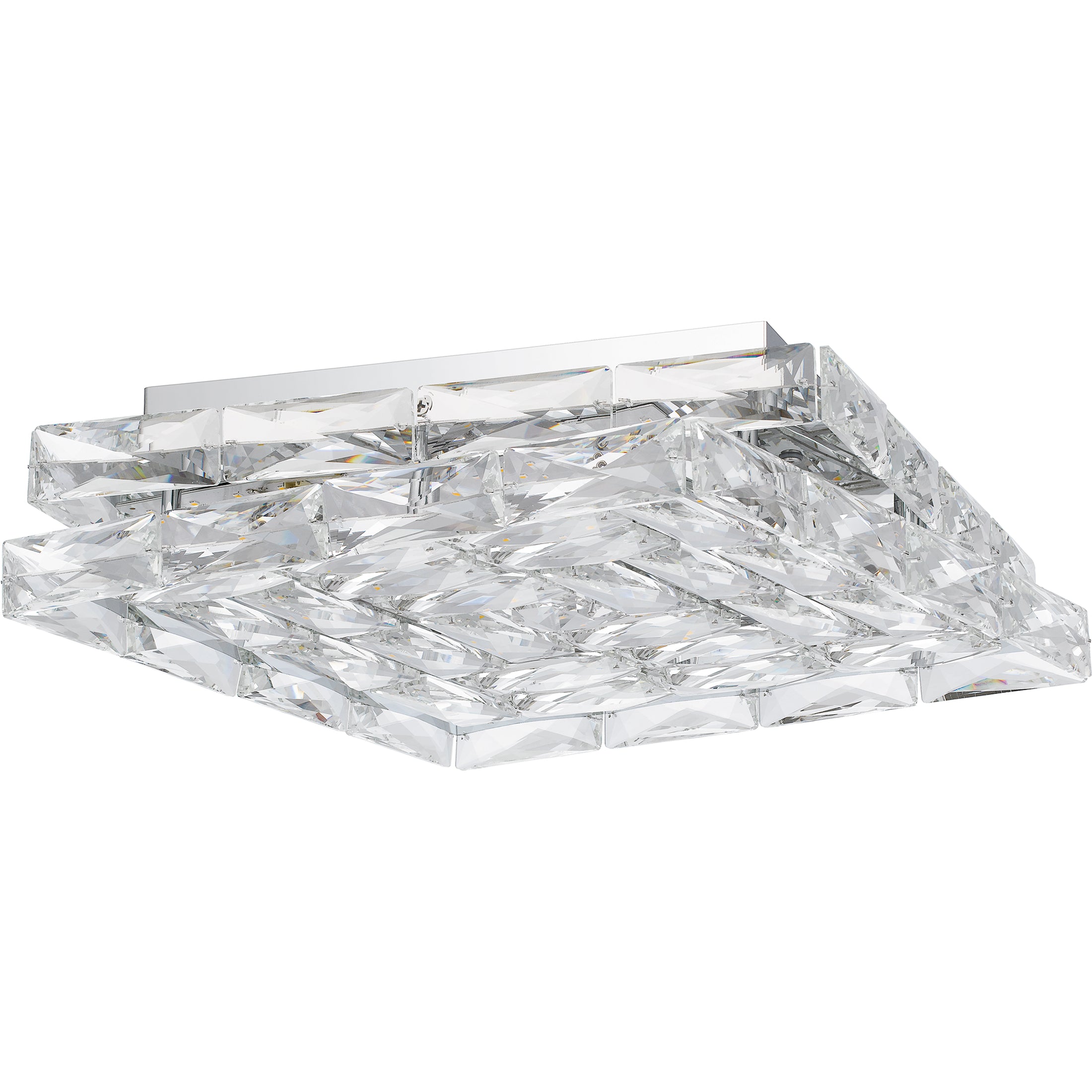 Quoizel Milania Flush Mount stropní světlo chrom LED krystal