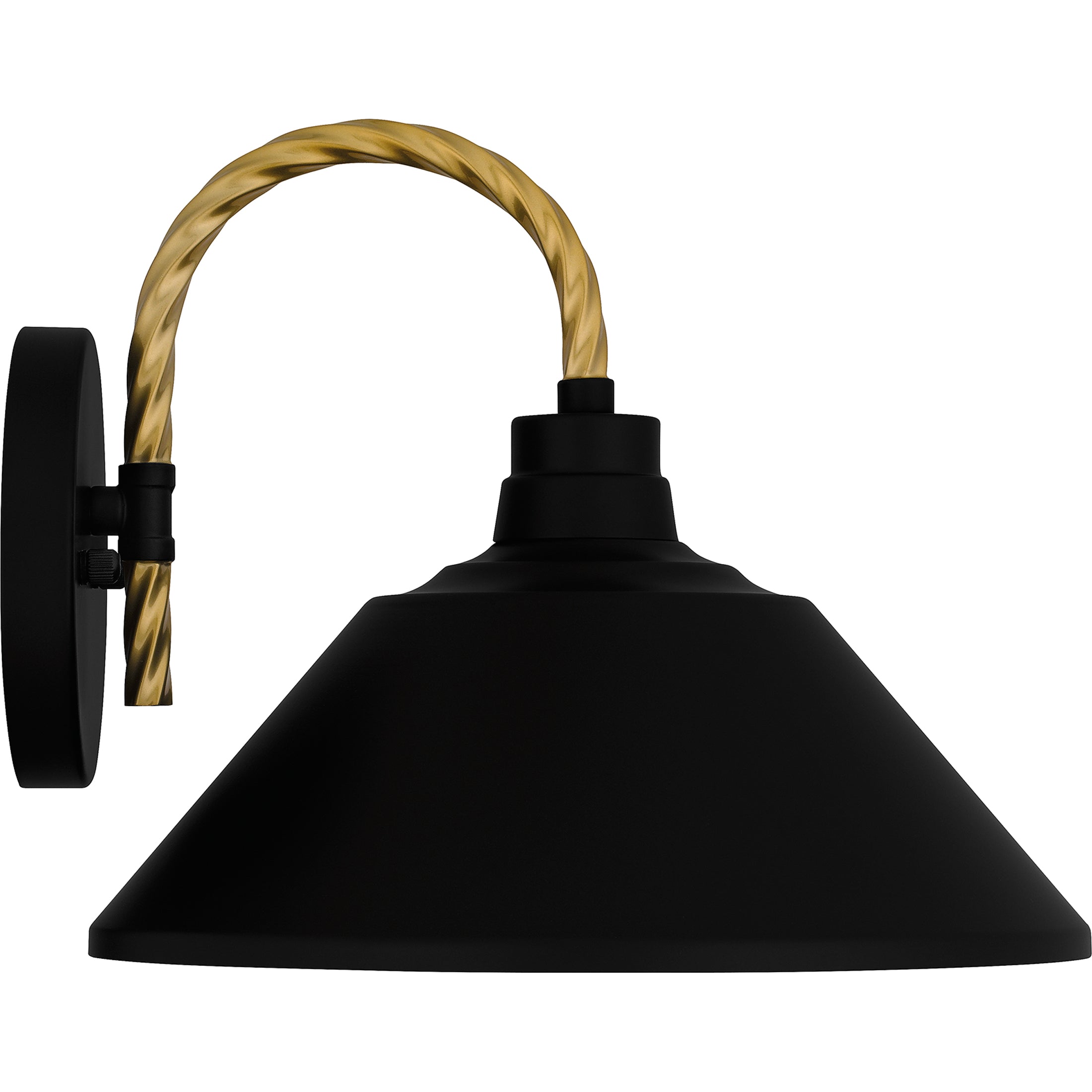 Quoizel Longshore venkovní svítidlo Matte Black 12"