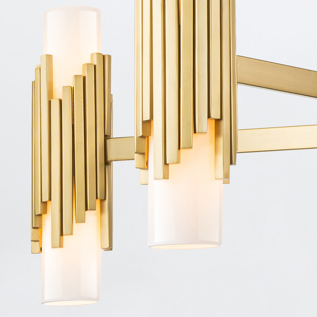 Gilded Nola Marvel 10 Light Pendant lustr mosaz 10světlo