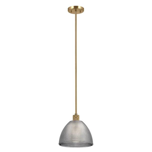 Gilded Nola Hampstead 1 Light závěsné svítidlo mosaz