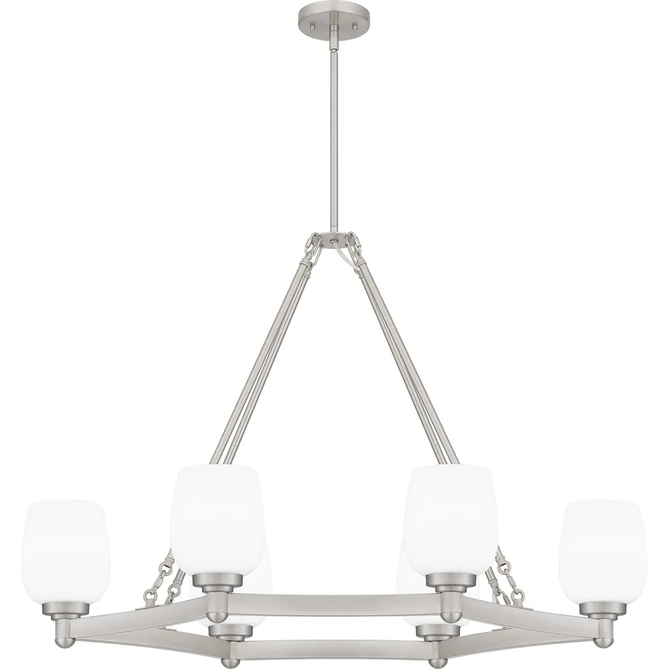 Quoizel Penning Island ostrůvkové svítidlo Brushed Nickel