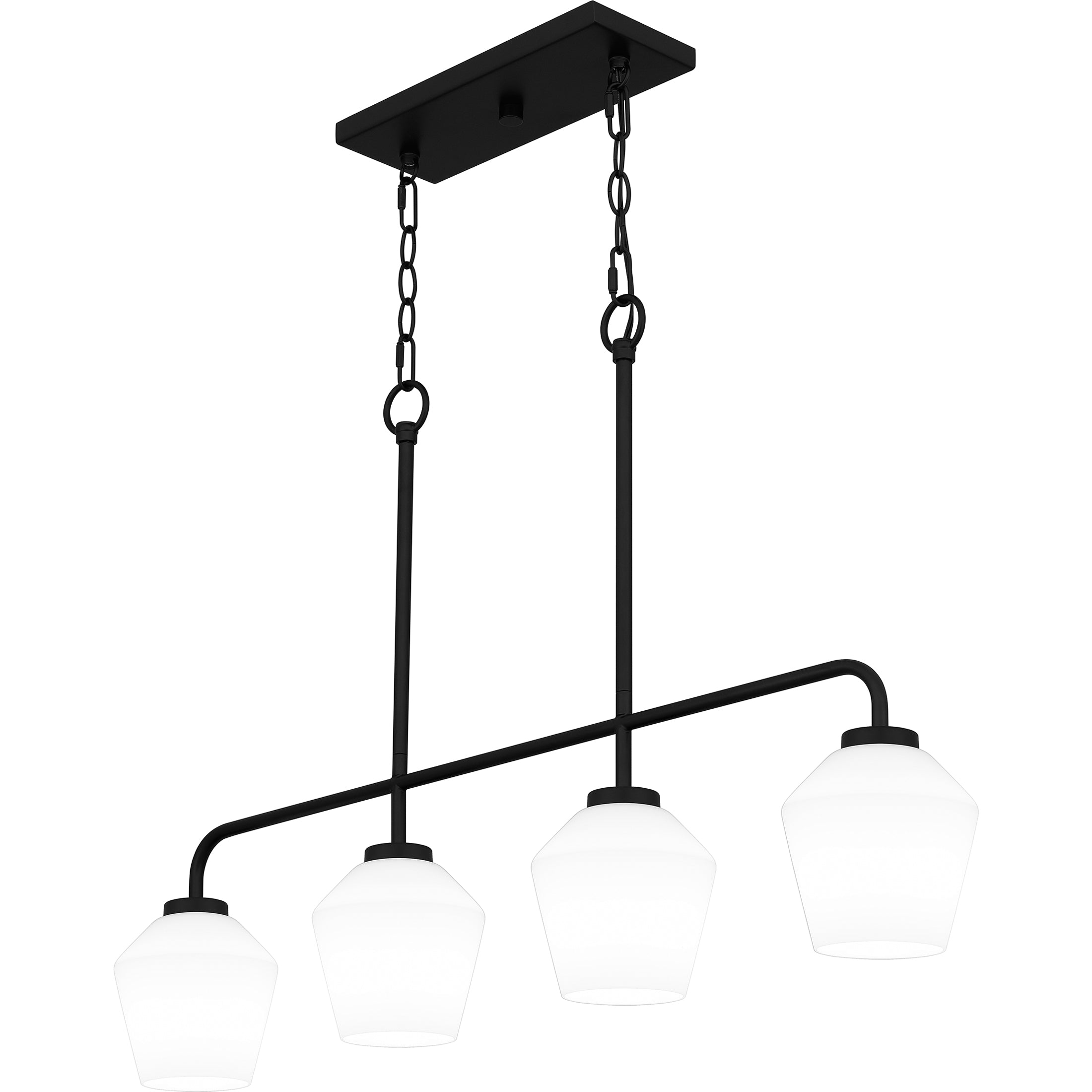 Quoizel Nielson lineární lustr černá matte black