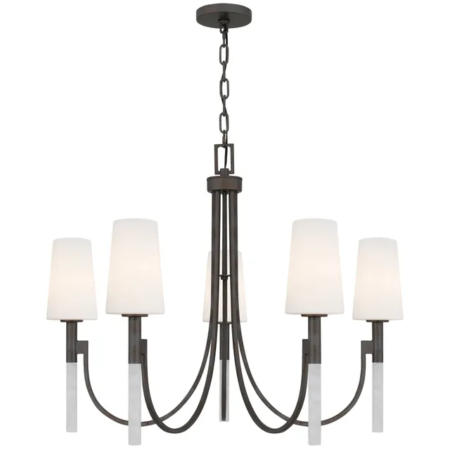 Quoizel Eloura Chandelier lustr kouřová 6 světel