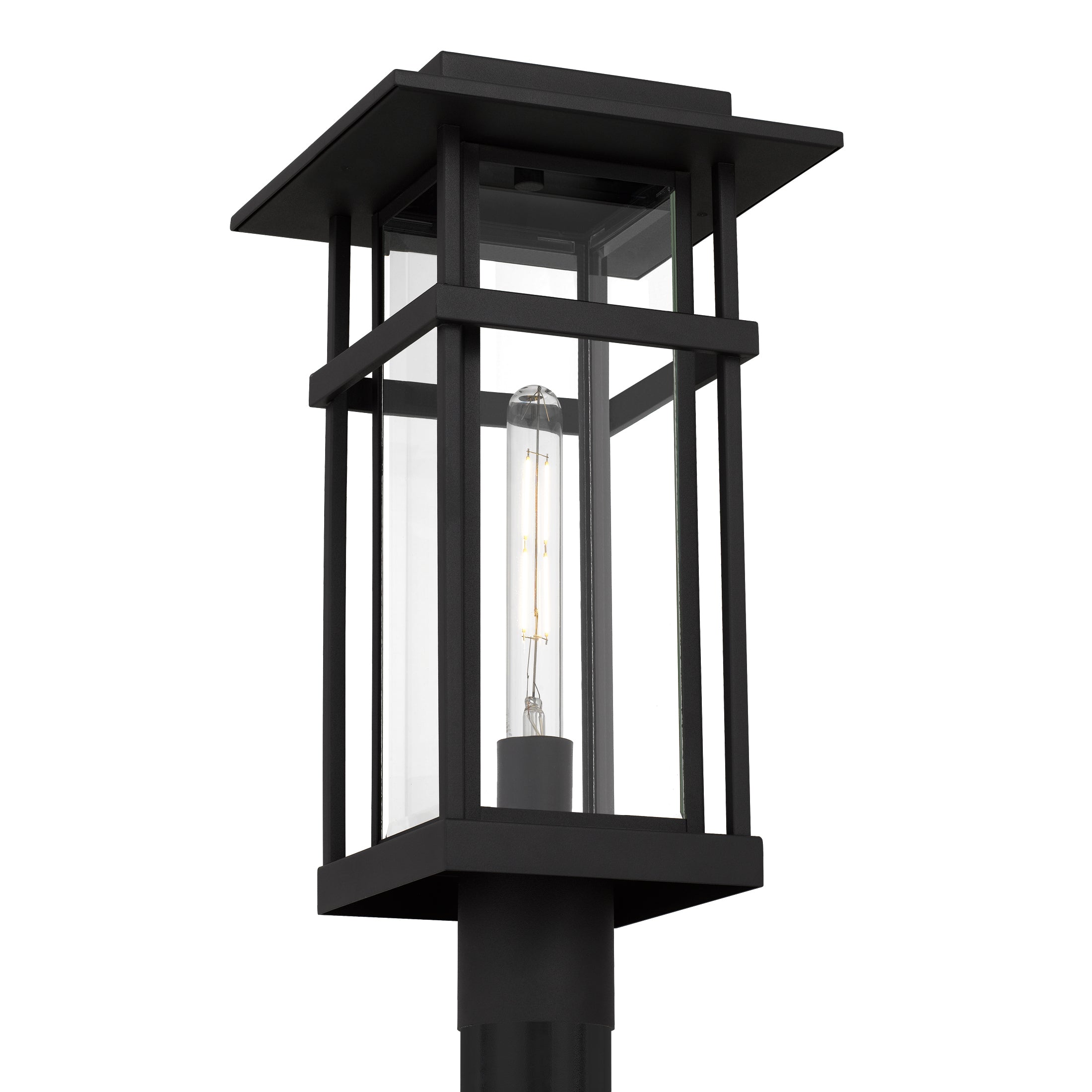 Quoizel Morgan Post Light lucerna earth black venkovní