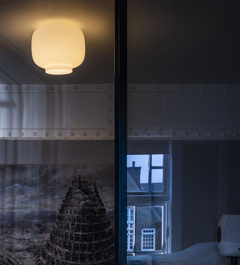 Foscarini Chouchin 3 Bianco stropni svitidlo bile