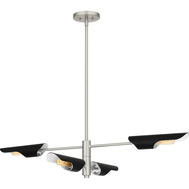 Quoizel Leoni lineární lustr Brushed Brass