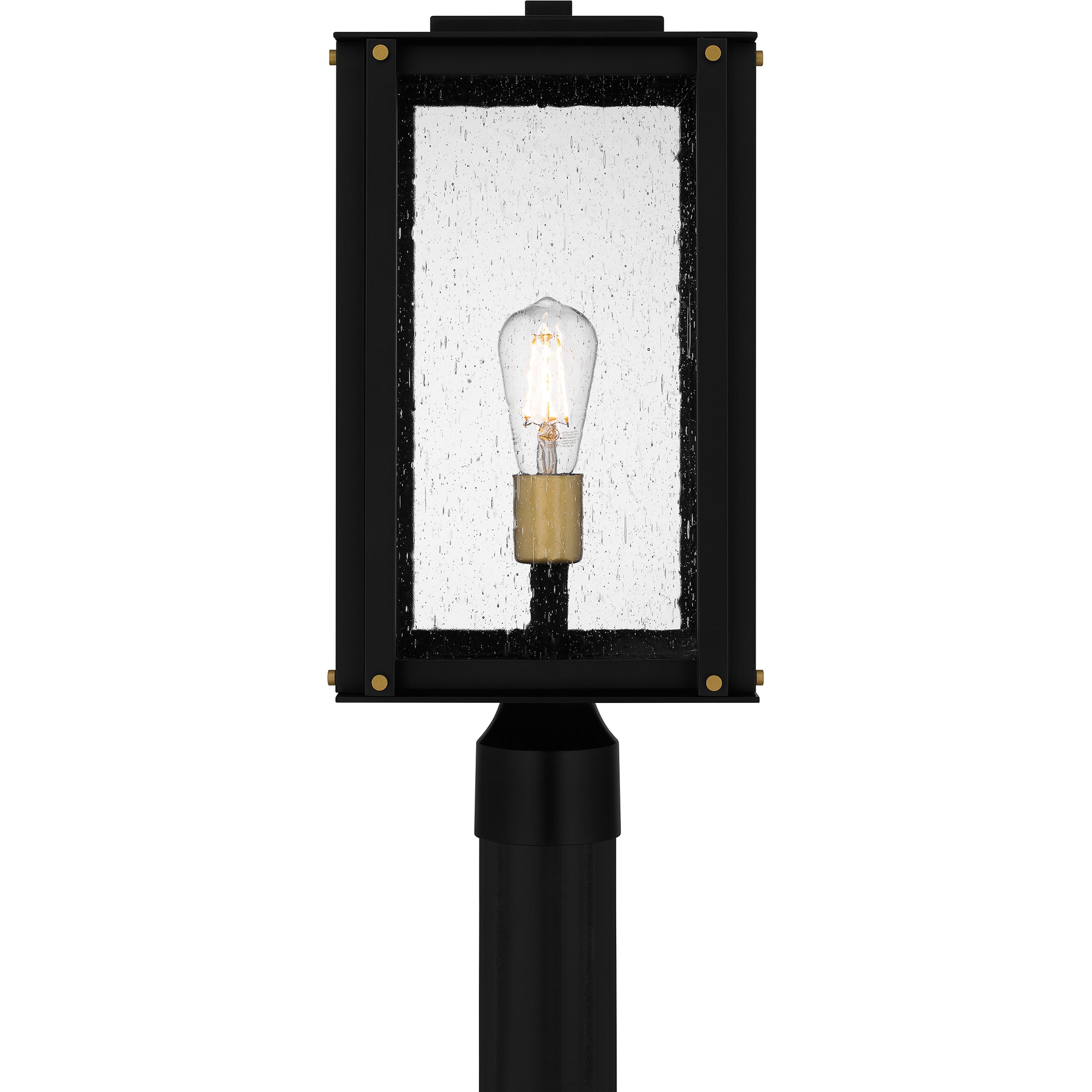 Quoizel Robbins Post Light sloupová lampa černá seedy