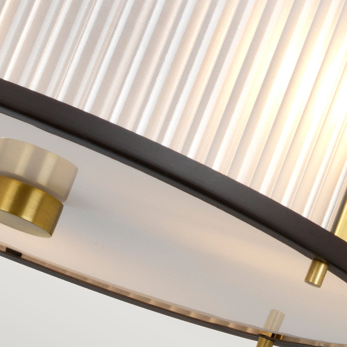 Gilded Nola Corona 3 Light závěsné svítidlo bronz