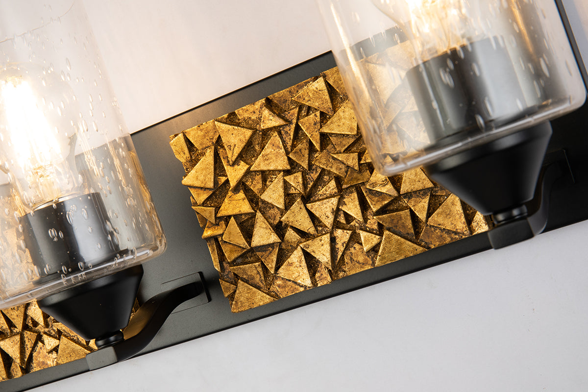 Gilded Nola Bocage 4 Light koupelnové svítidlo černozlaté
